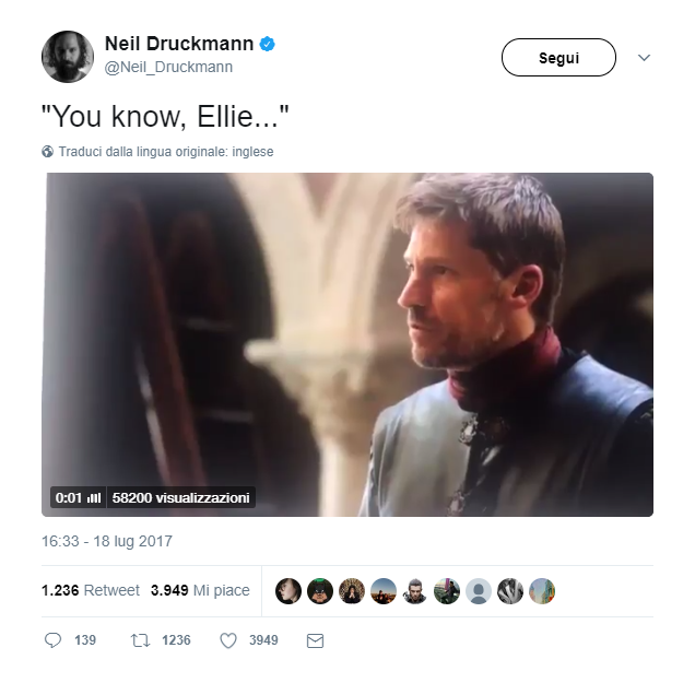 Neil Druckmann - Game of Thrones